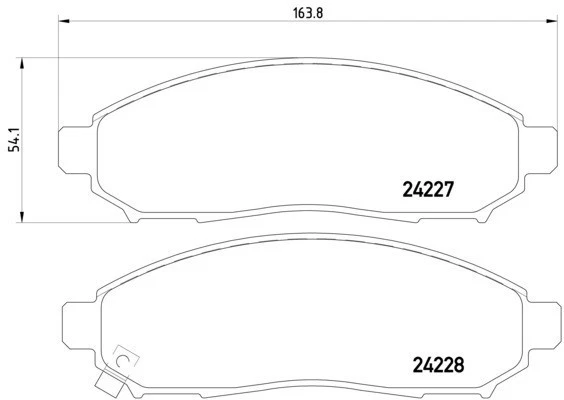 Pagid Racing    355012071    Disc Brake Pad - Image 1 of 1
