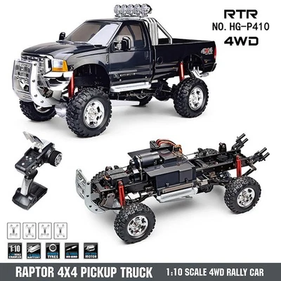 HG 1/10 Scale P410 4WD RC Pickup Rally Racing Crawler Car Radio Motor ESC Servo - Image 1 of 4