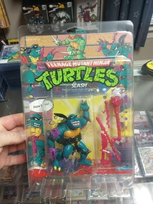 Tortugas Ninja TMNT Slash 1990 de colección sin perforar sin usar, en caja con protector Foto 1 de 4