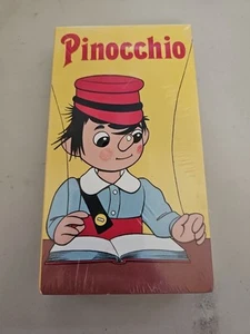 Pinocchio VHS Tape Cartoon A.I.C. Home Video 1991 Vintage in Color Sealed - Picture 1 of 6
