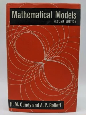 Mathematical Models Second Edition 1961 Hardcover Rare Dust Jacket HC DJ 286 Pgs - Image 1 of 4