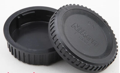 Задняя крышка объектива Nikon + передняя крышка корпуса LF-4 для крепления Nikon F - Изображение 1 из 2