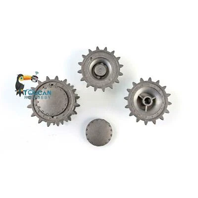 HengLong 3878 Soviet KV1 1/16 RC Tank Model Metal Driving Wheels Sprockets - Image 1 of 4