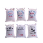 1:12 Dollhouse Miniature Kitchen Food 6 Bags Of Sugar Flour Salt Potat.P9