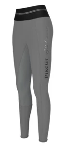 Pikeur Reitleggings Gia Grip Athleisure, mittelgrau Gr. 38 full grip Vollbesatz - Bild 1 von 1