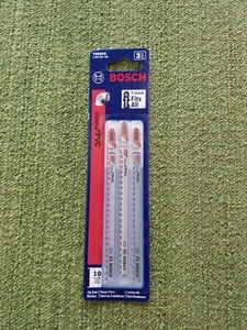 Bosch 3 Pc. 5-1/4 In. 10 Tpi Clean For Pvc T-Shank Jig Saw Blades - Picture 1 of 2