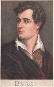 Postkarte George Gordon Sechster Lord Byron Tuck Männer der Buchstaben Oilette 2699 - Bild 1 von 2