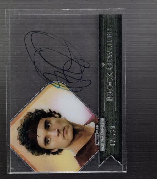 B3985- 2012 Press Pass Showcase #SCBO Brock Osweiler/292* Auto - NM-MT - Image 1 of 2
