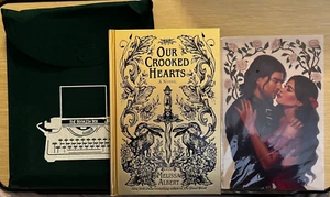 The Bookish Box Our Crooked Hearts Signed by Melissa Albert & Page Overlay - Picture 1 of 6