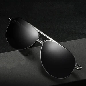 UV400 Herren Polarisierte Piloten Sonnenbrille Fahren Sport Outdoor Angeln Brille - Bild 1 von 8