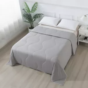 Summer Cooling Comforter Queen Size,Breathable All-Season Lightweight, 90"x90" - Picture 1 of 6