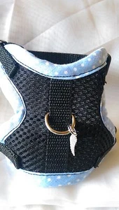 Arnés para perro XS, arnés blandos, arnés de pecho, negro azul, collar, cachorros, - Imagen 1 de 1