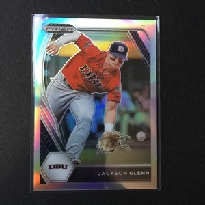 2021 Prizm Draft Picks Silver Prizm #PDP133 Jackson Glenn SP Pirates