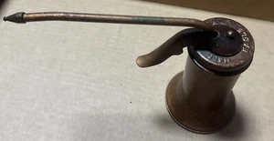 Vintage EAGLE BRASS Pump Oil Can OILER • WORKS • USA Made - Picture 1 of 6