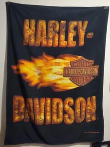 Vintage RARE 49x67 Harley-Davidson Throw - Bild 1 von 2