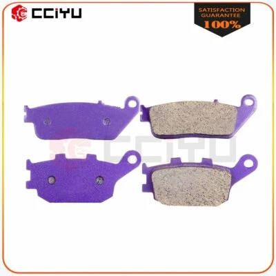 Front Rear Brake Pads Fits Honda VTX1300C VT1300CT Interstate 1300 Carbon Fiber Foto 1 de 4