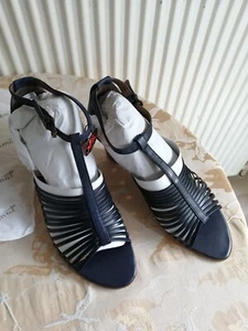 Tamaris, Keilsandalette, Leder, blau, 42, neu - Bild 1 von 5