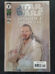 1999 Star Wars Episode 1 I Qui-Gonn Jinn Dynamic Forces Holofoil Cover 684/12500 - Picture 1 of 4