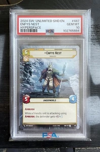 2024 Star Wars Unlimited SHD - ENFYS NEST Hyperspace #487 - PSA 10 - Picture 1 of 2