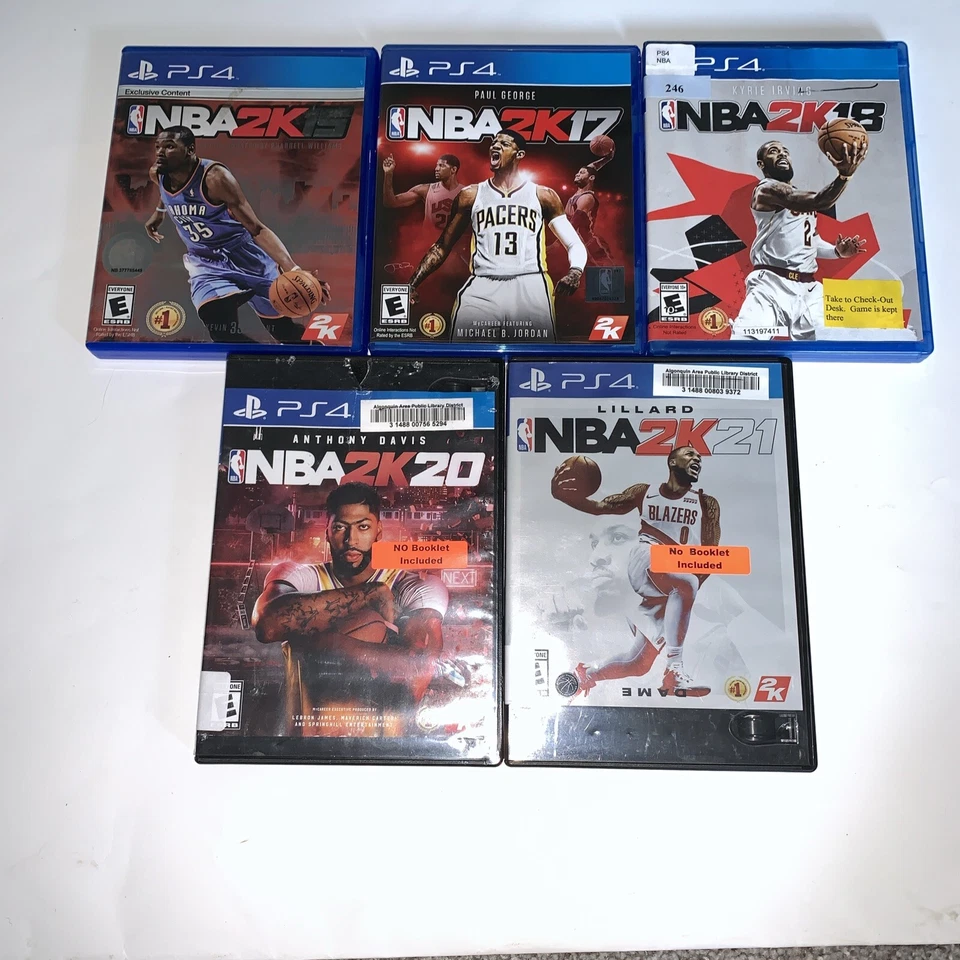 NBA 2k15 2k17 2k18 2k20 2k21 Ps4 Lote de 5 PlayStation 4 Foto 1 de 4