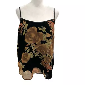 Canotta Anthropologie Meadow Rue velluto floreale burnout taglia small petite - Foto 1 di 9