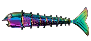 Hand Crafted Articulating Fish Bottle Opener (Multicolor) By Evvy - Picture 1 of 3