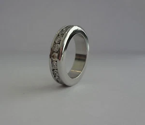 Anillo de memoria 23 BRILLANTES 2,34 quilates platino 950 hecho a mano diseño superior. - Imagen 1 de 5