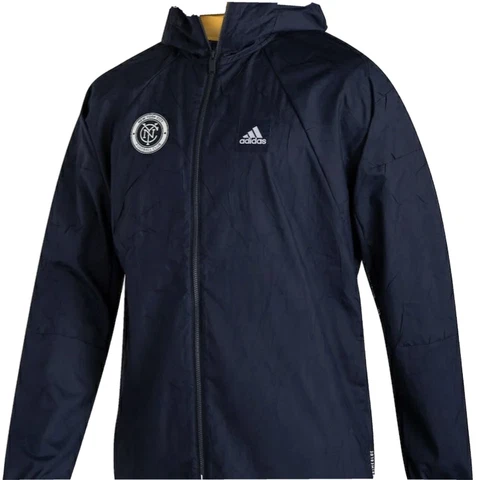 New York City FC adidas Primeblue Full-Zip Jacket - Navy Mens XL MSRP $120 Cover