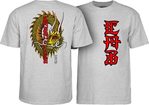 Powell Peralta Skateboards Steve Caballero Ban This Dragon T Shirt GREY MED NEW - Picture 1 of 4