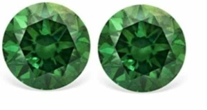 1.30 mm 10pcs Green Color Round Diamond Lot I1-3 Clarity - Picture 1 of 1