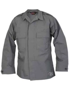 NEW TRU-SPEC RIP STOP LONG SLEEVE TACTICAL SHIRT 1374 3XL REG GRAY - Picture 1 of 2