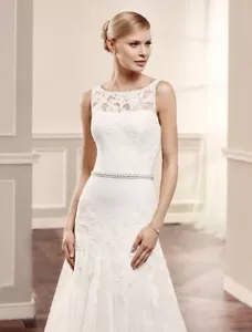 Wedding Dress, Modeca Ola A-line - Enzoani, Size: 36, Ivory (once worn) - Picture 1 of 6
