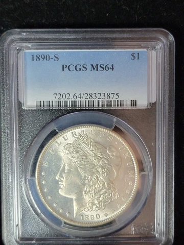 1890 S $1 PCGS MS64   28323875 Cover