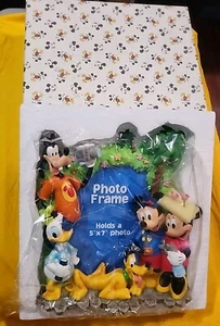 Disney Parks Picture Frame Authentic Pluto, Mickey & Friends Original Box New - Picture 1 of 21