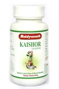 Baidyanath Kaishor Guggulu 80 Tablets Herbal Ayurvedic Kaishor Guggul Free Ship - Picture 1 of 3