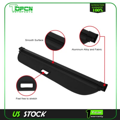 Retractable Rear Cargo Trunk Cover Security For Infiniti QX50 2019-2024 2.0L l4 Foto 1 de 4