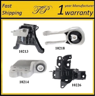 4PCS MOTOR & TRANS MOUNT FOR 2019-2021 TOYOTA COROLLA 2.0L - AUTO TRANS - Image 1 of 4