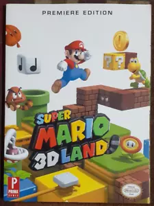 Super Mario 3D Land Prima Offizielles Strategiespiel Handbuch mit Poster - Bild 1 von 3
