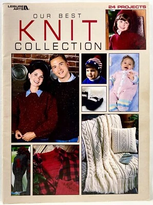1998 Leisure Arts Our Best Knit Collection 3049 Knitting Pattern Book Vtg  14346 - Image 1 of 2
