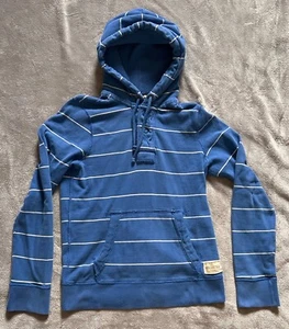 Hollister Sweatshirt Men Size Medium Hoodie Blue Stripe SKU #0625 - Picture 1 of 12