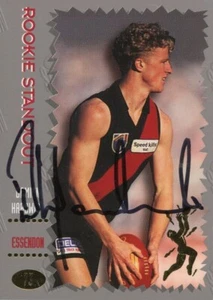 Signed 1994 Essendon Bombers AFL Dynamic Rookie Standout Card - Damien Hardwick - Picture 1 of 3