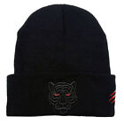 Tiger Head Embroidery Beanie Skullies Men Winter Warm Knit Hats Hiphop Baggy New