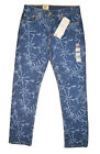 New Levis 511 Slim Fit Jeans Mens Floral All Over Print Dark Wash Tencel Stretch