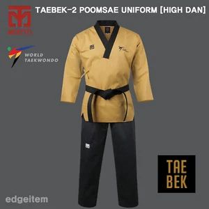 MOOTO Taebek-2 Poomsae Uniform (High Dan) WT (World Taekwondo) TKD Dobok Gi - Bild 1 von 13