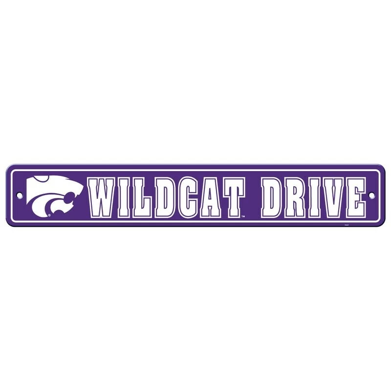 KANSAS STATE WILDCATS NCAA 4" X 24" PLÁSTICO LETRERO DE TRANSMISIÓN DE CALLE ENVÍO GRATUITO Foto 1 de 1