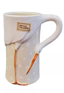 1978 Fitz & Floyd The Stork Club Mug Hand Painted Makers Mark On Bottom 8 oz - Picture 1 of 9