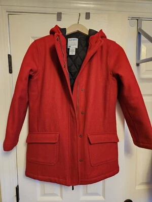Old Navy Girls Hooded Coat Red Size - Image 1 of 3