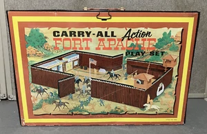 Marx Fort Apache Carry-All Action Playset - Tin Case ONLY - Picture 1 of 20