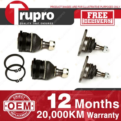 4 Pcs Trupro Lower+upper Ball Joints for HOLDEN TORANA HB LC LJ TA 4CYL 67-73 - image 1 of 2