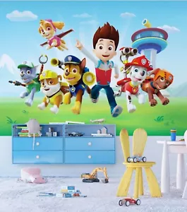 Kids bedroom Wall Mural Paw Patrol puppies photo wallpaper 182x252cm large - Picture 1 of 3